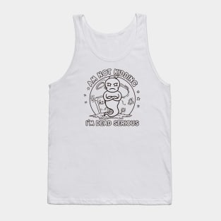 Serious ghost (Lineal) Tank Top